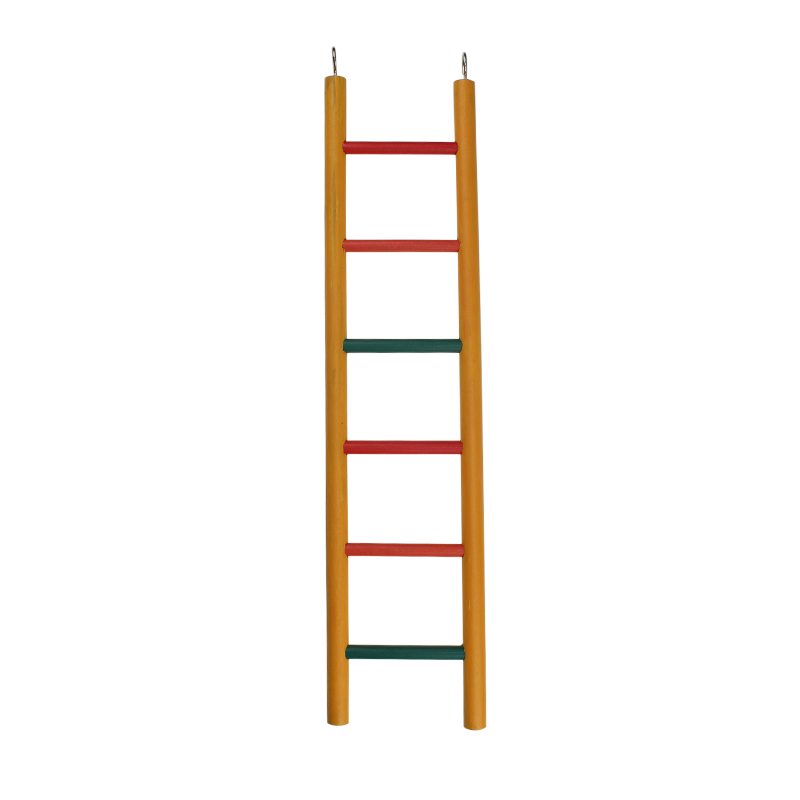 Escalera de madera para pájaros